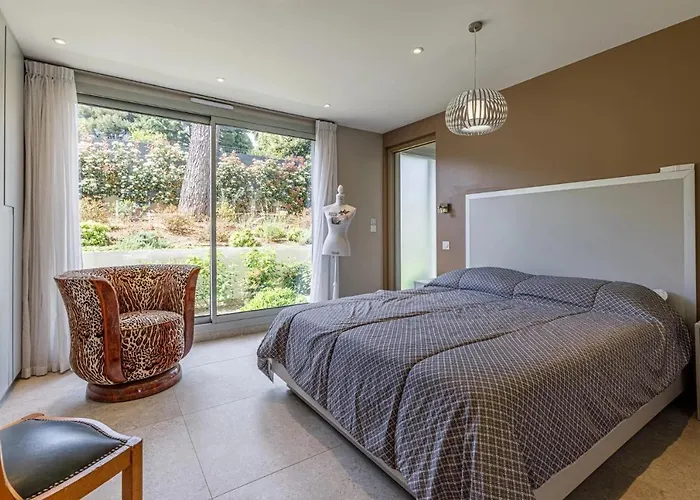 Feriehus Luxueuse Charleston - Vue Mer, Sauna Hammam Antibes
